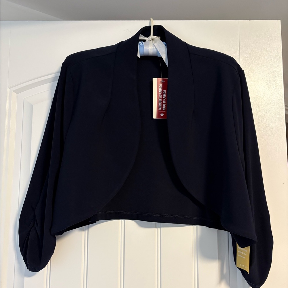 Bolero Shrug Jacket - Navy